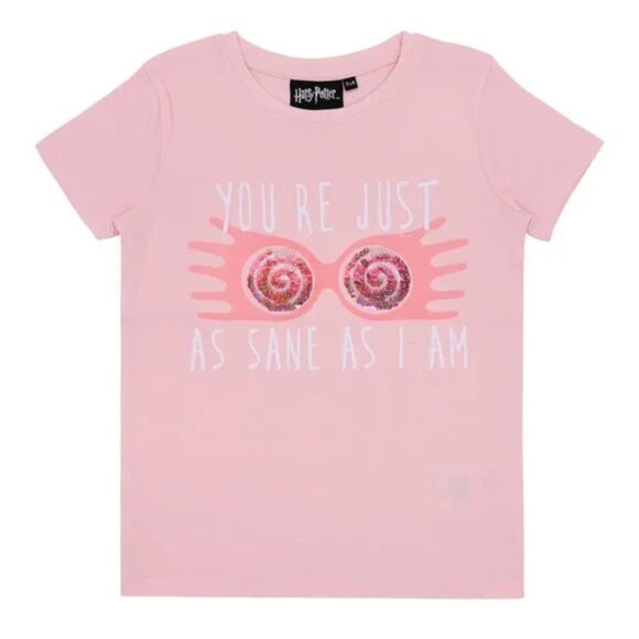 Harry Potter NWT Kids Luna Sequin Glasses T-Shirt (size 3T) - Picture 1 of 3